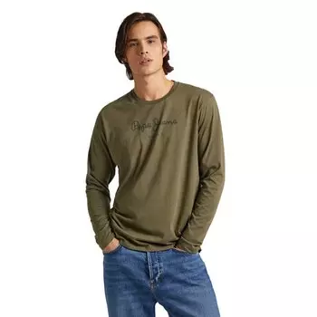 Футболка с длинным рукавом Pepe Jeans Eggo Long N, зеленый