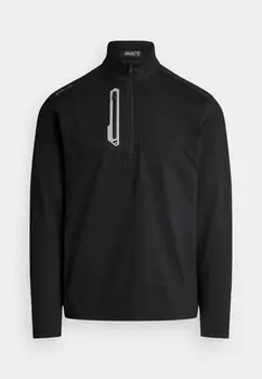 Футболка с длинным рукавом PERFORMANCE JERSEY QUARTER ZIP PULLOVER Ralph Lauren, черный