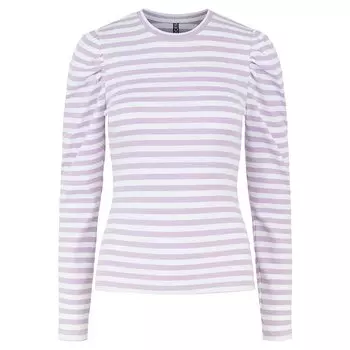 Футболка с длинным рукавом Pieces Anna, белый