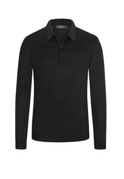 Футболка с длинным рукавом Polo MAERZ Muenchen, черный