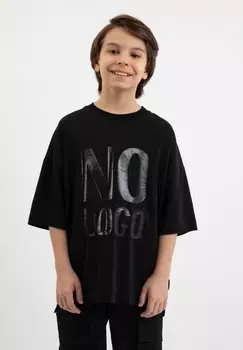 Футболка с длинным рукавом PRINT Gulliver, черный