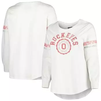 Футболка с длинным рукавом Profile Ohio State Buckeyes, белый