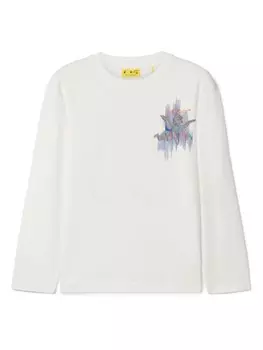 Футболка с длинным рукавом Putti Off-White Kids, белый