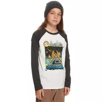 Лонгслив с длинным рукавом Quiksilver Qs Rockin, белый