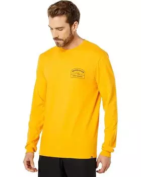Футболка с длинным рукавом Quiksilver Shape Up Long Sleeve Tee, цвет Golden Rod