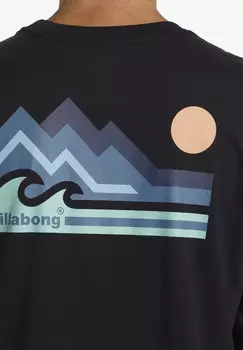 Футболка с длинным рукавом RANGE Billabong, черный