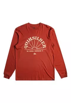 Футболка с длинным рукавом RAYS FOR DAYS, LONGSLEEVE FR MNNER Quiksilver, коричневый