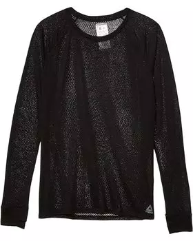 Футболка с длинным рукавом Reebok One Series Burnout Long Sleeve Tee, черный