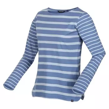 Футболка с длинным рукавом Regatta Farida Striped, синий