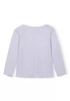 Футболка с длинным рукавом RIB LONG SLEEVE MINOTI, сирень