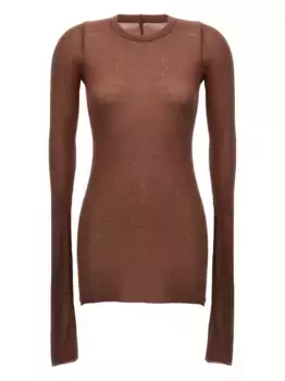 Футболка с длинным рукавом Rick Owens, нейтральный