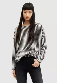 Футболка с длинным рукавом RITA STRIPE AllSaints, черный