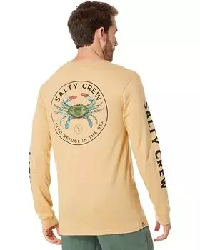 Футболка с длинным рукавом Salty Crew Blue Crabber Premium Long Sleeve Tee, кэмел