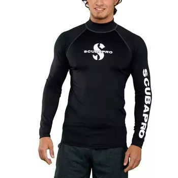 Футболка с длинным рукавом Scubapro UPF 50 Rash Guard, черный