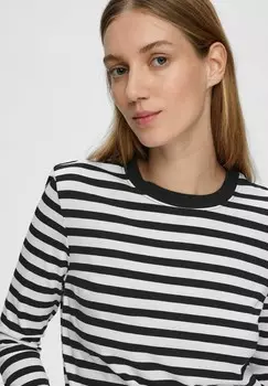 Футболка с длинным рукавом Selected, черный