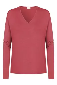 Футболка с длинным рукавом серии Pure Chic Mey, красный