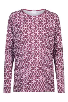 Футболка с длинным рукавом серии «современная мозаика» Mey, фиолетовый