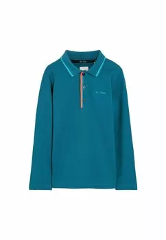 Футболка с длинным рукавом SIGNATURE, REGULAR FIT Paul Smith Junior, синий
