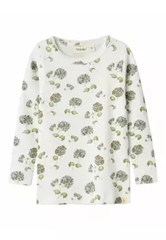 Футболка с длинным рукавом SLIM FIT Lil' Atelier, белый