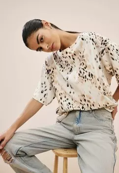 Футболка с длинным рукавом SLOUCH SHOULDER Next, коричневый