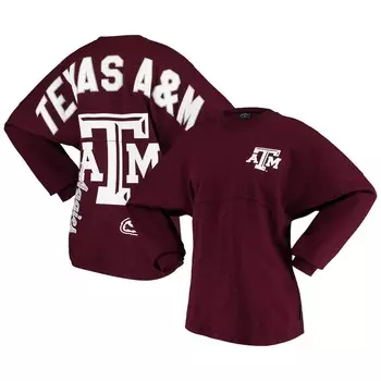 Футболка с длинным рукавом Spirit Jersey Texas A And M Aggies, бордовый