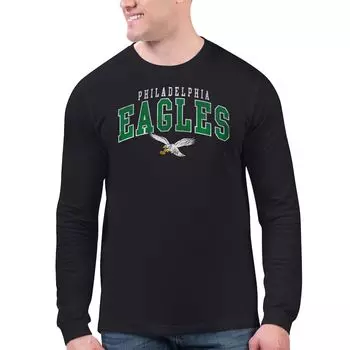 Футболка с длинным рукавом Starter Philadelphia Eagles, черный