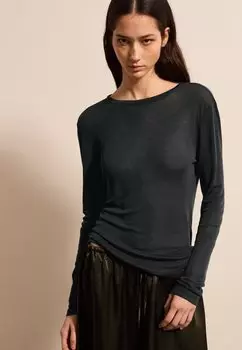 Футболка с длинным рукавом Stefanel, зеленый