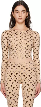 Футболка с длинным рукавом Tan All Over Moon Marine Serre