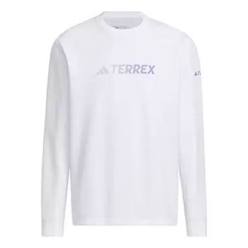 Футболка с длинным рукавом Terrex Adidas, белый
