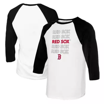 Футболка с длинным рукавом Tiny Turnip Boston Red Sox, белый