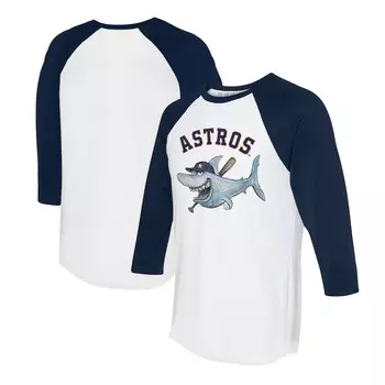Футболка с длинным рукавом Tiny Turnip Houston Astros, белый