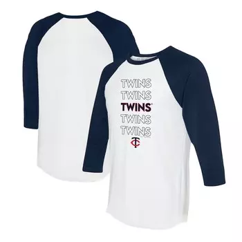 Футболка с длинным рукавом Tiny Turnip Minnesota Twins, белый