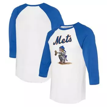 Футболка с длинным рукавом Tiny Turnip New York Mets, белый