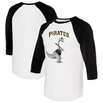 Футболка с длинным рукавом Tiny Turnip Pittsburgh Pirates, белый