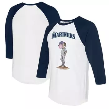 Футболка с длинным рукавом Tiny Turnip Seattle Mariners, белый