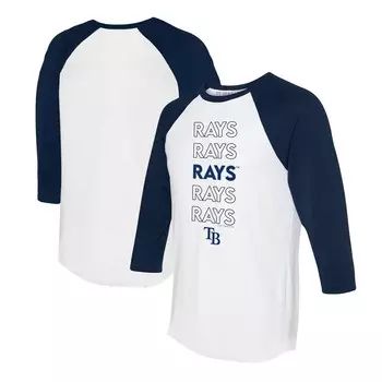 Футболка с длинным рукавом Tiny Turnip Tampa Bay Rays, белый