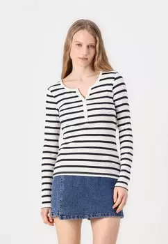 Футболка с длинным рукавом TOM TAILOR DENIM, мультиколор