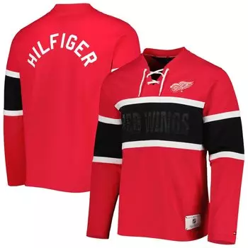 Футболка с длинным рукавом Tommy Hilfiger Detroit Red Wings, красный