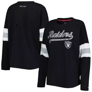 Футболка с длинным рукавом Tommy Hilfiger Las Vegas Raiders, черный