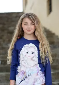 Футболка с длинным рукавом TOP Model, синяя лента