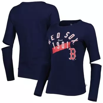 Футболка с длинным рукавом Touch Boston Red Sox, нави