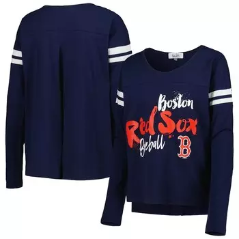 Футболка с длинным рукавом Touch Boston Red Sox, нави