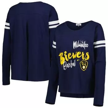 Футболка с длинным рукавом Touch Milwaukee Brewers, нави