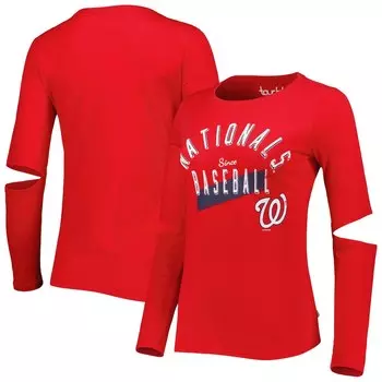 Футболка с длинным рукавом Touch Washington Nationals, красный