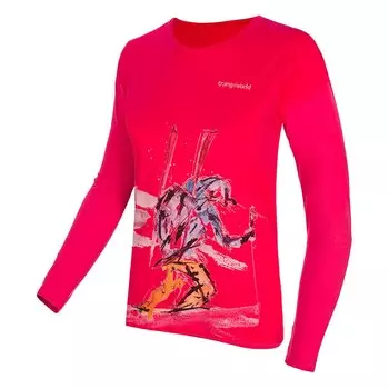 Футболка с длинным рукавом Trangoworld The Lonely, розовый