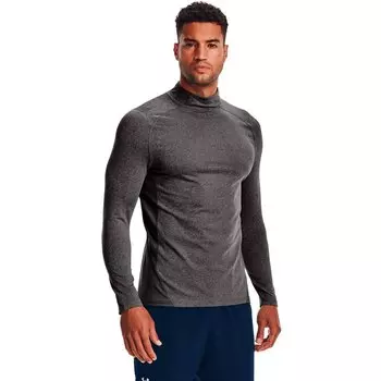 Футболка с длинным рукавом Under Armour ColdGear Armour Fitted Mock, серый