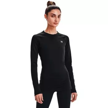 Футболка с длинным рукавом Under Armour ColdGear Authentics Crew, черный