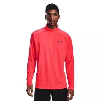 Футболка с длинным рукавом Under Armour Golf Tech 2.0 Halfzip, красный