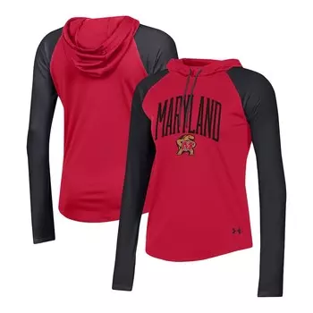 Футболка с длинным рукавом Under Armour Maryland Terrapins, красный