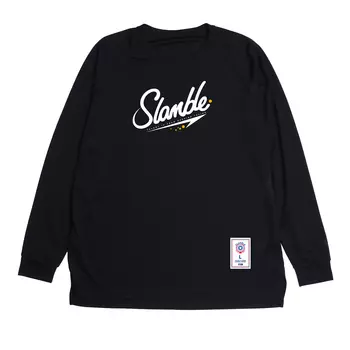 Футболка с длинным рукавом унисекс Slamble, светло-серый